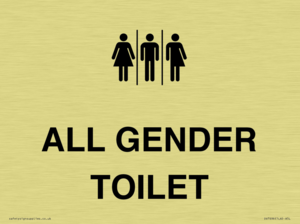 Female, Male and Non-gender specific
